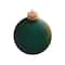 Whitehurst 40 Pack 1.5" Christmas Matte Glass Ball Ornaments